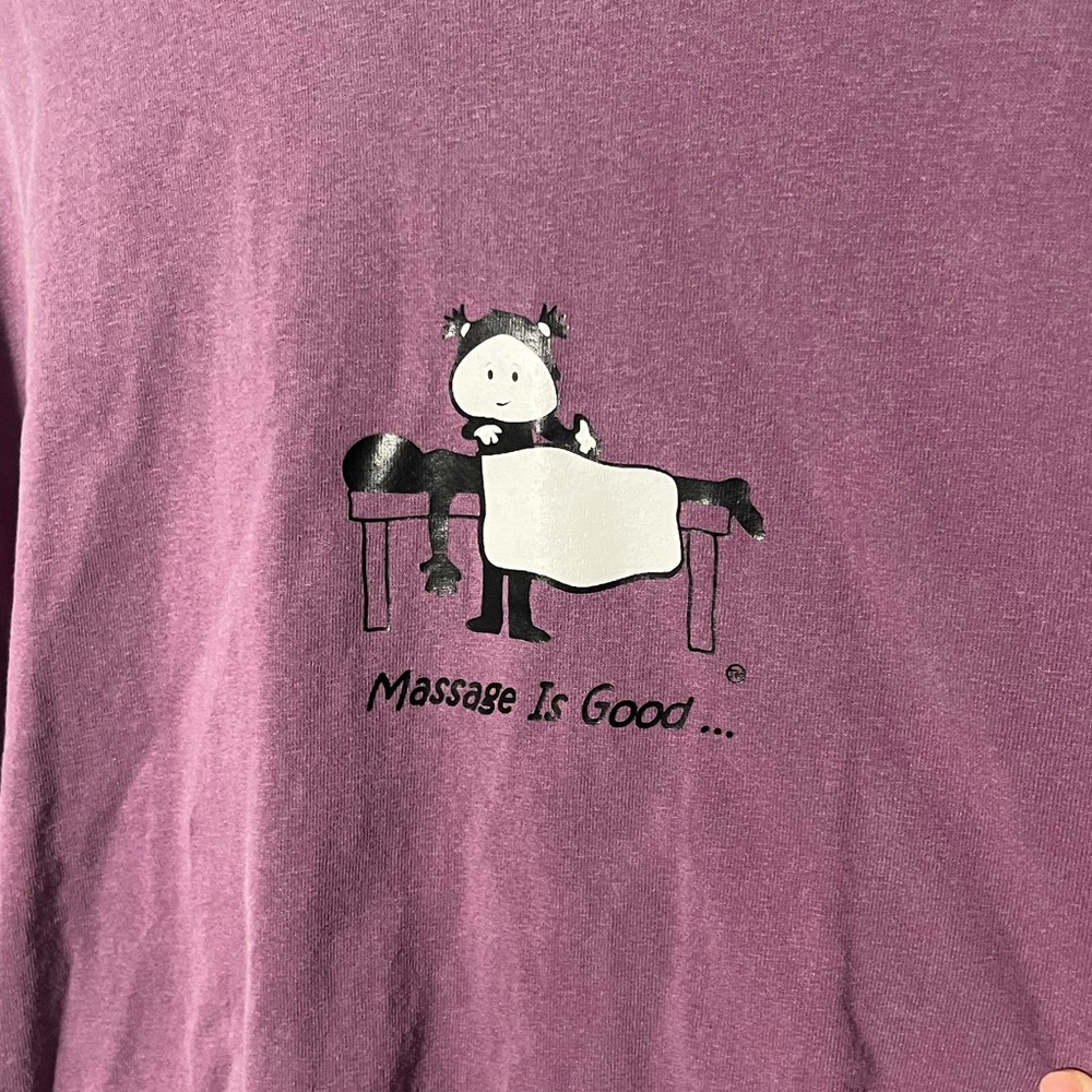 Washed Purple Graphic Tee